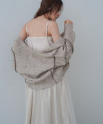 レイヤード風チュールキャミワンピース