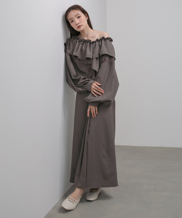 3WAYラッフルフリルブラウス