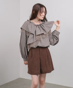3WAYラッフルフリルブラウス