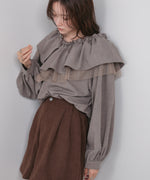3WAYラッフルフリルブラウス