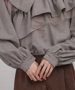 3WAYラッフルフリルブラウス