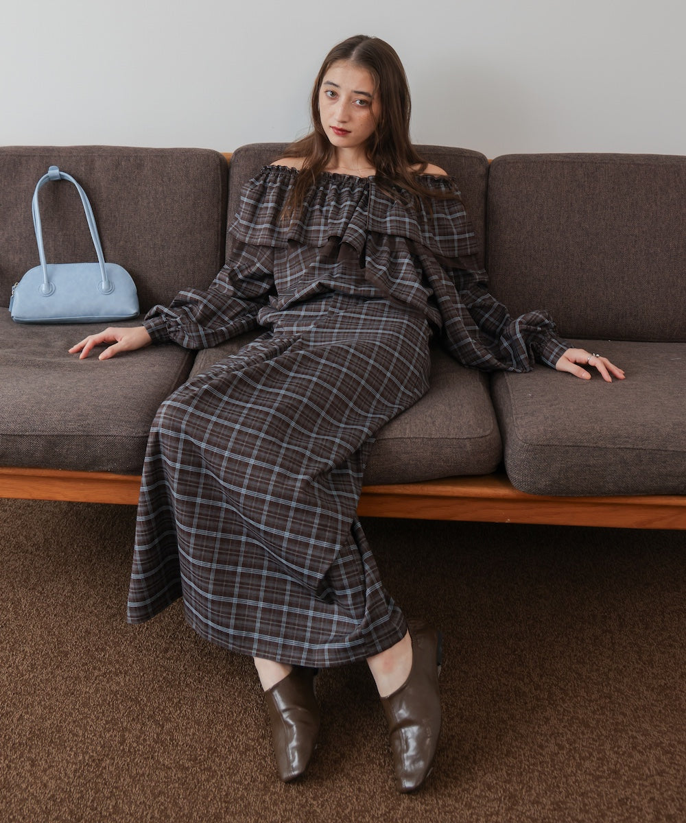 3WAYラッフルフリルブラウス