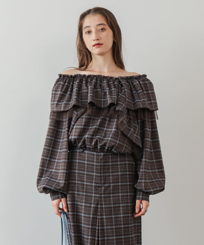 3WAYラッフルフリルブラウス