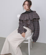 3WAYラッフルフリルブラウス