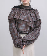 3WAYラッフルフリルブラウス