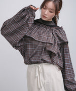 3WAYラッフルフリルブラウス