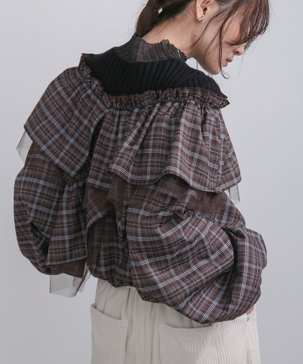 3WAYラッフルフリルブラウス