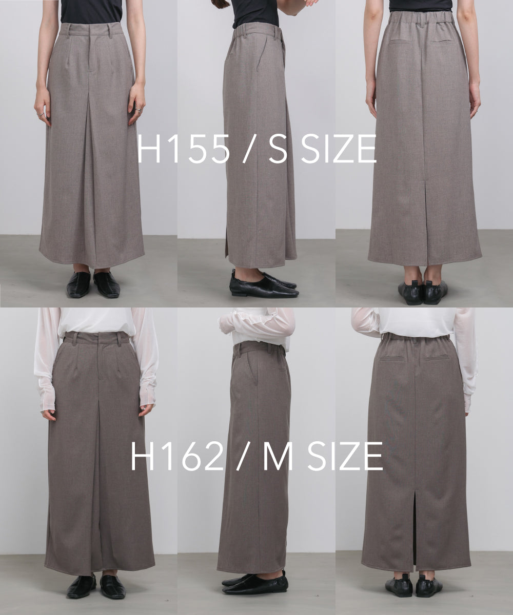 フロントタックＩラインスカート