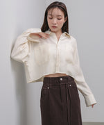 バックタックショートシャツ