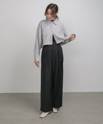 バックタックショートシャツ