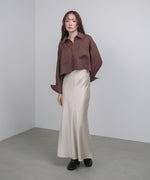 バックタックショートシャツ