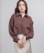 バックタックショートシャツ