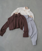 バックタックショートシャツ