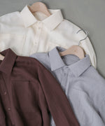 バックタックショートシャツ