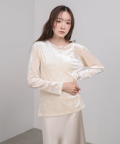 シアーベロアベーシックカットソー