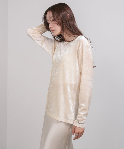 シアーベロアベーシックカットソー