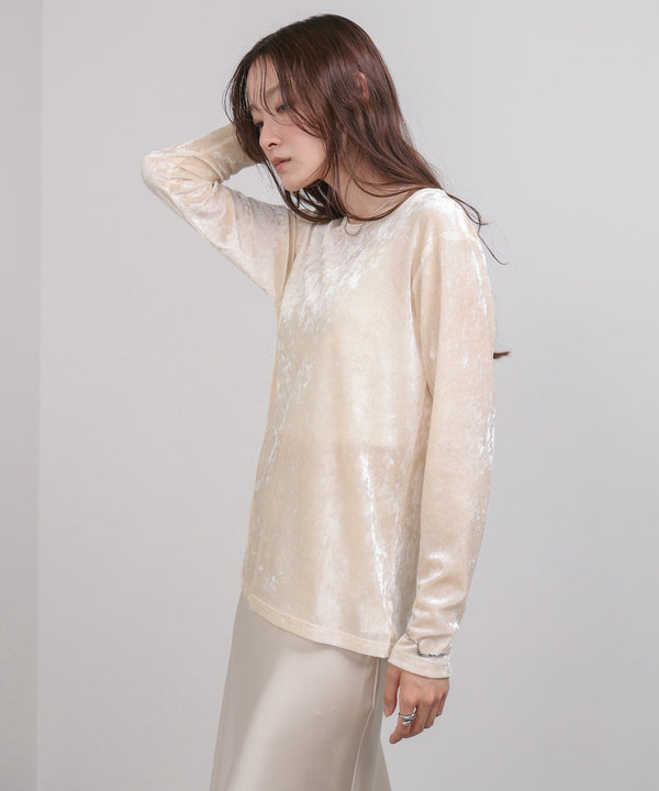 シアーベロアベーシックカットソー