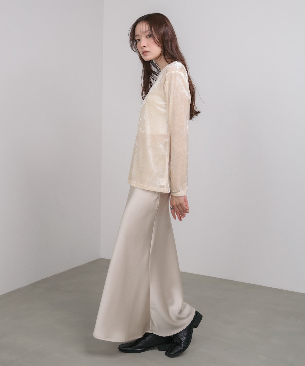 シアーベロアベーシックカットソー