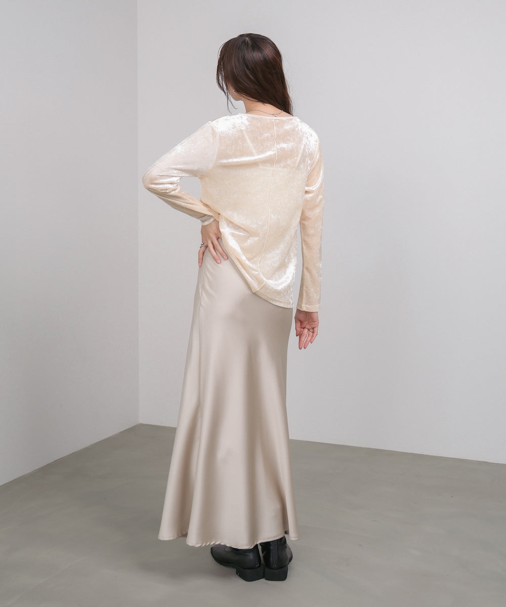 シアーベロアベーシックカットソー