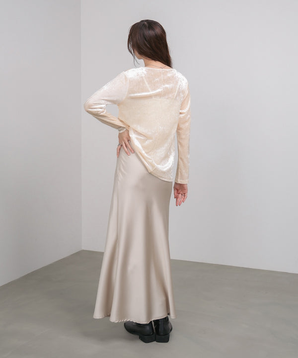 シアーベロアベーシックカットソー