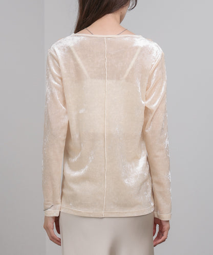 シアーベロアベーシックカットソー