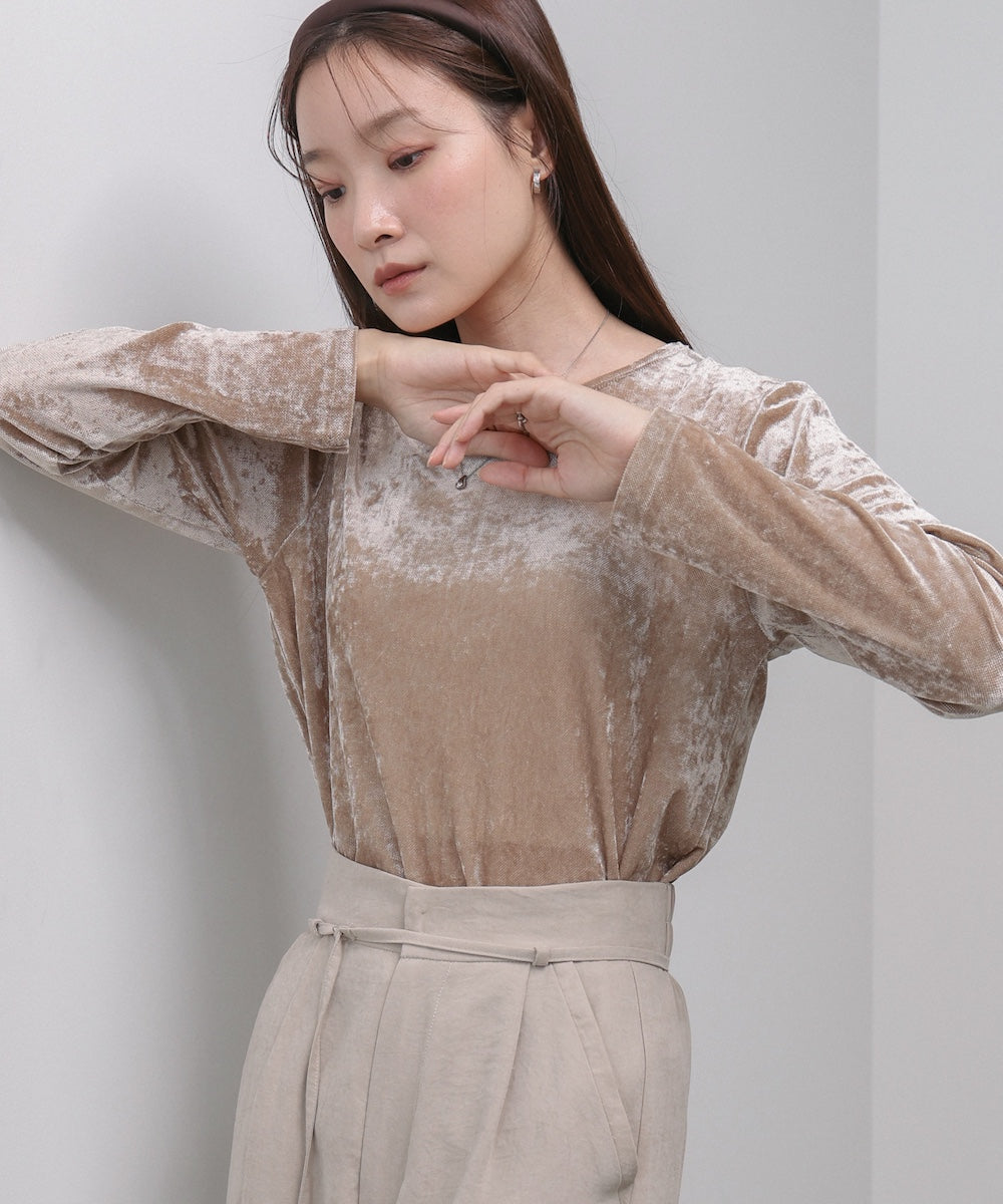 シアーベロアベーシックカットソー