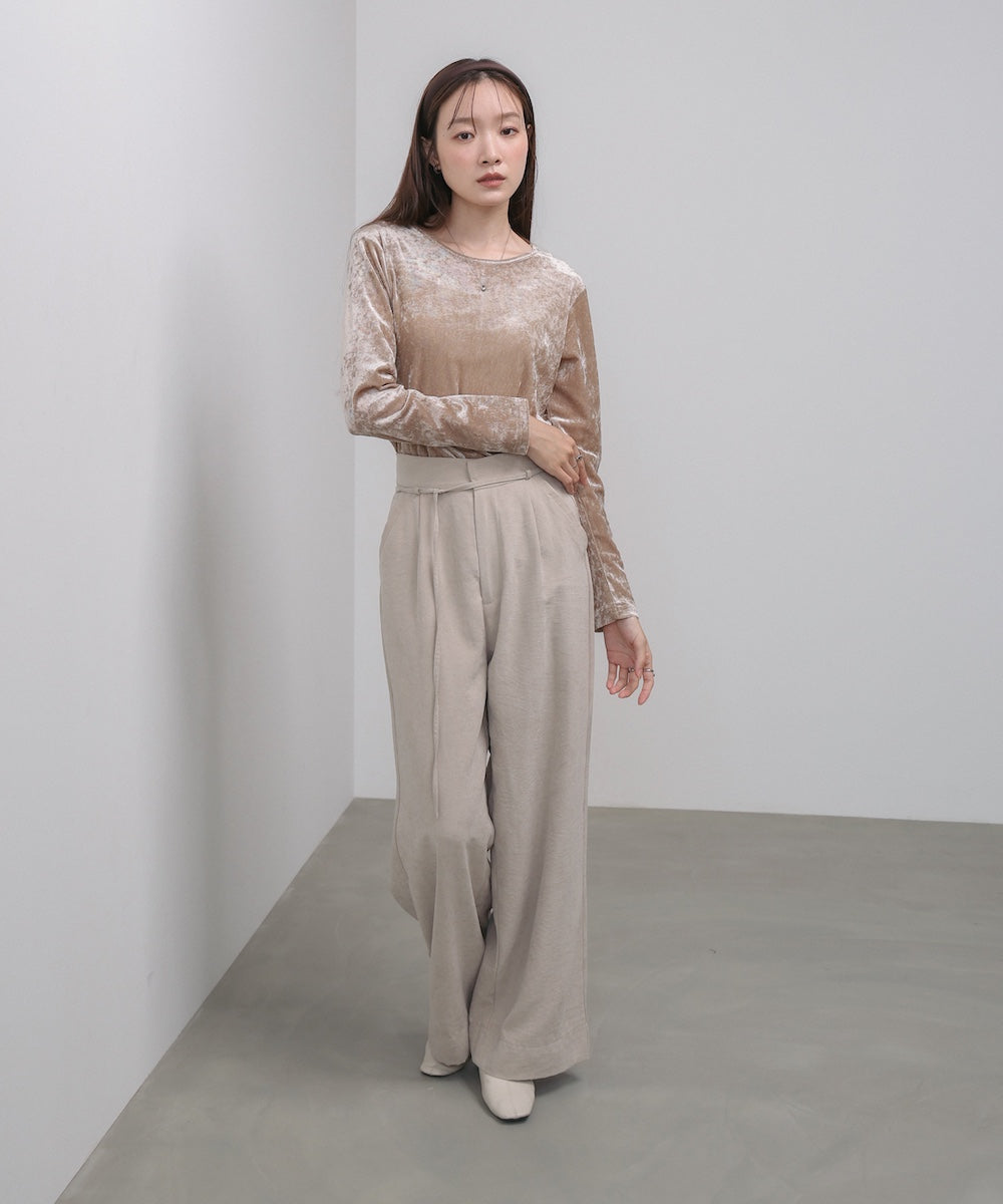 シアーベロアベーシックカットソー