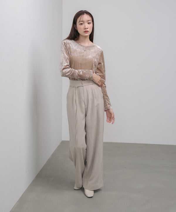 シアーベロアベーシックカットソー