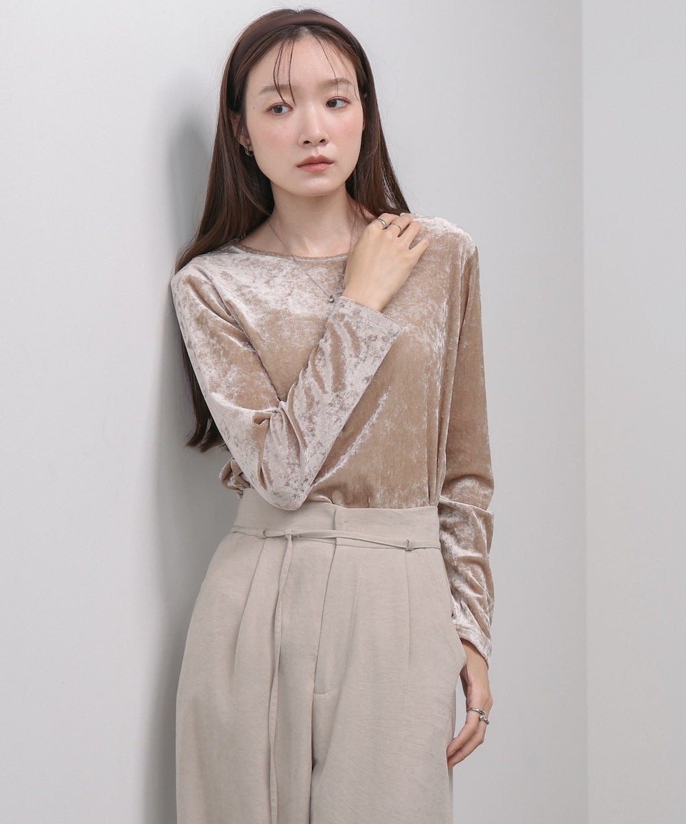 シアーベロアベーシックカットソー