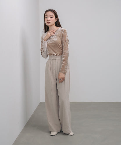 シアーベロアベーシックカットソー