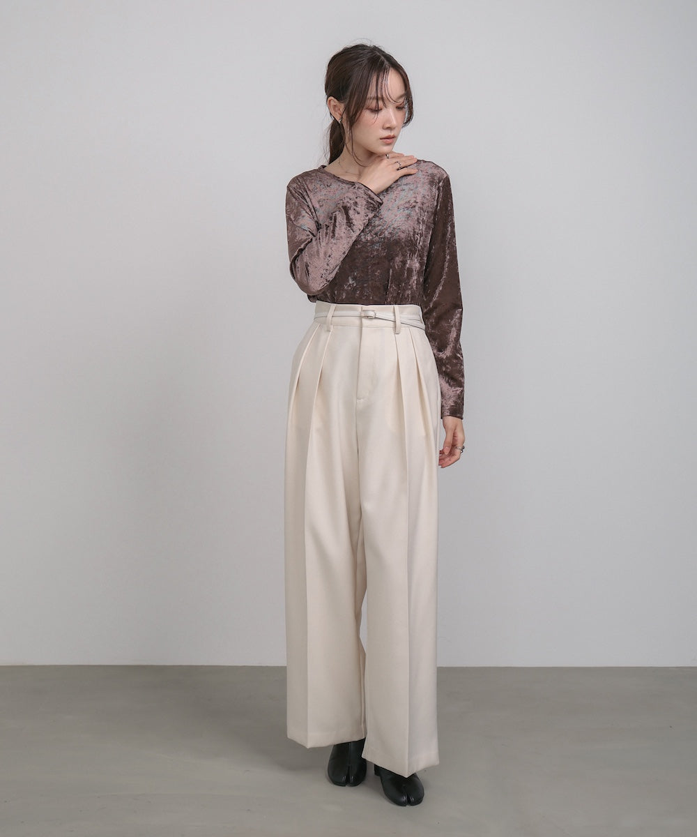 シアーベロアベーシックカットソー