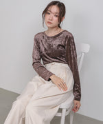 シアーベロアベーシックカットソー