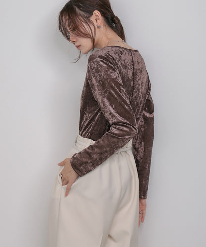 シアーベロアベーシックカットソー