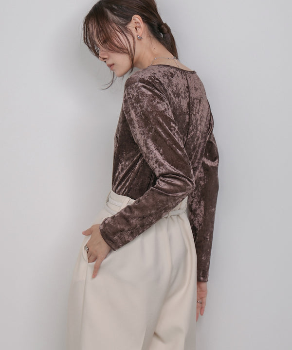 シアーベロアベーシックカットソー