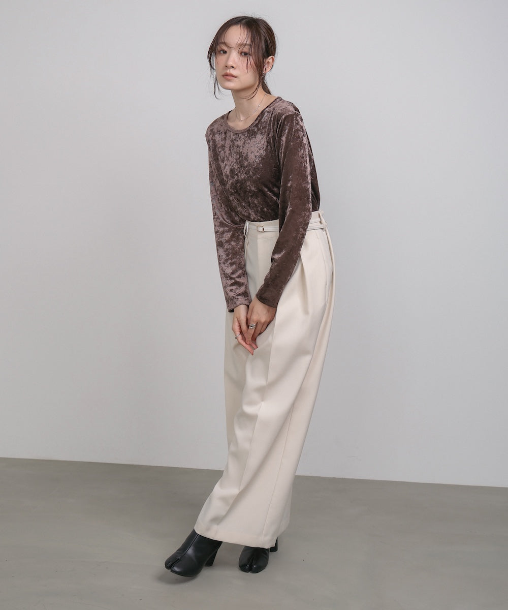 シアーベロアベーシックカットソー