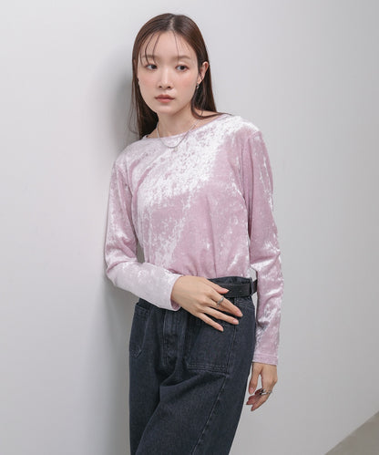 シアーベロアベーシックカットソー