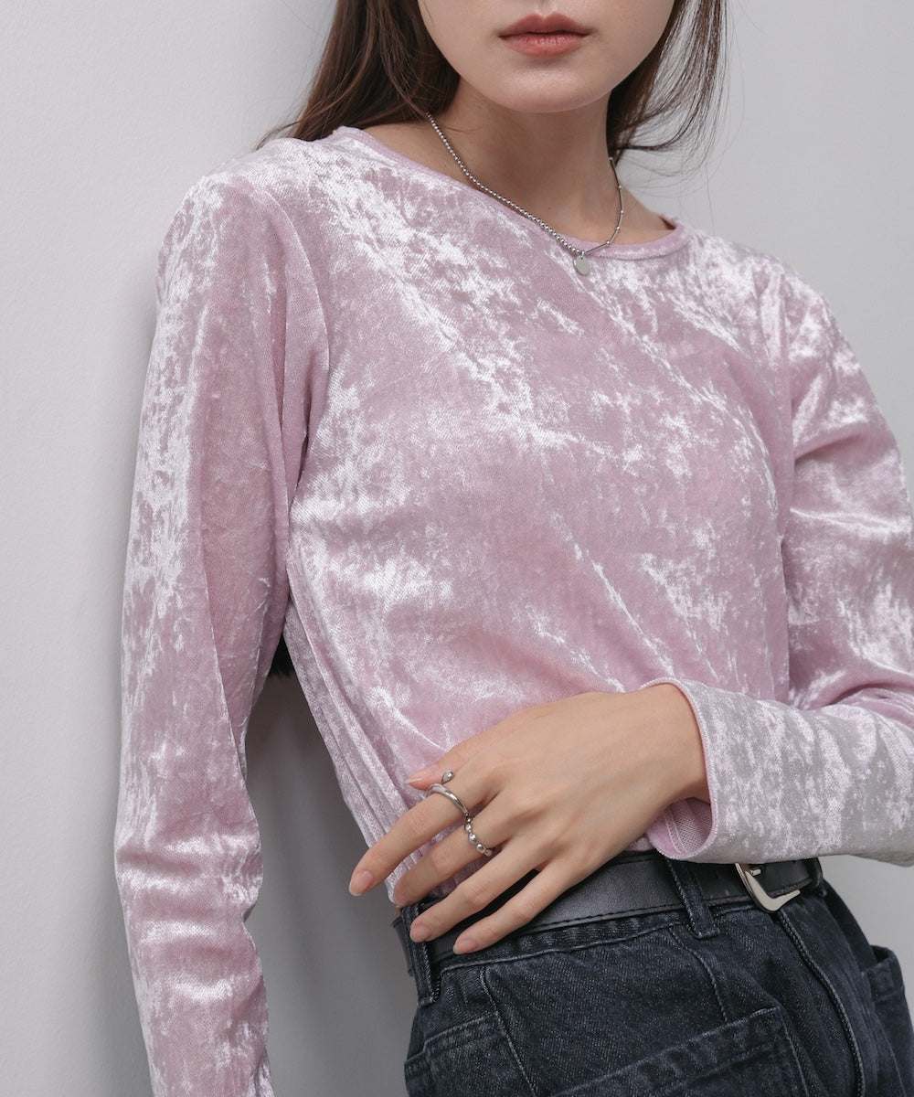 シアーベロアベーシックカットソー