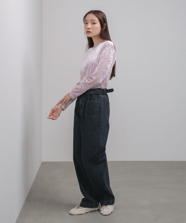 シアーベロアベーシックカットソー