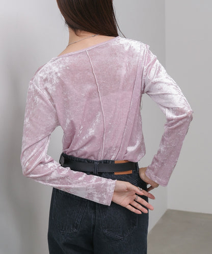 シアーベロアベーシックカットソー