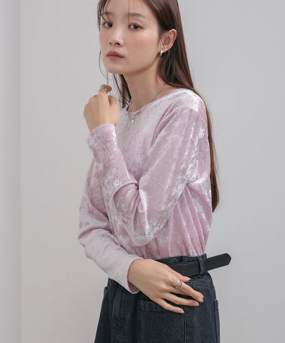 シアーベロアベーシックカットソー