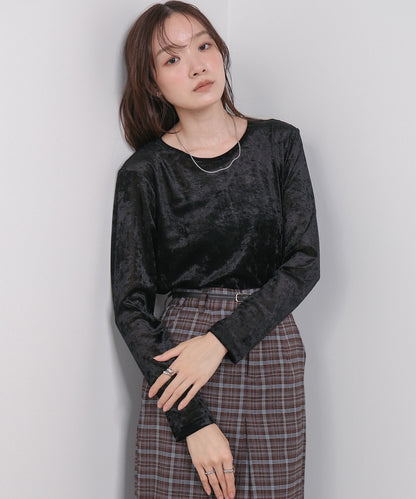 シアーベロアベーシックカットソー