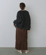 シアーレイヤードプリントスウェットトップス