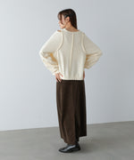 レイヤードライクパイピングスウェットトップス