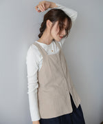 ピーチ起毛ベスト