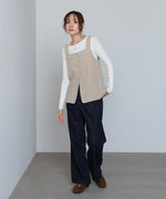 ピーチ起毛ベスト