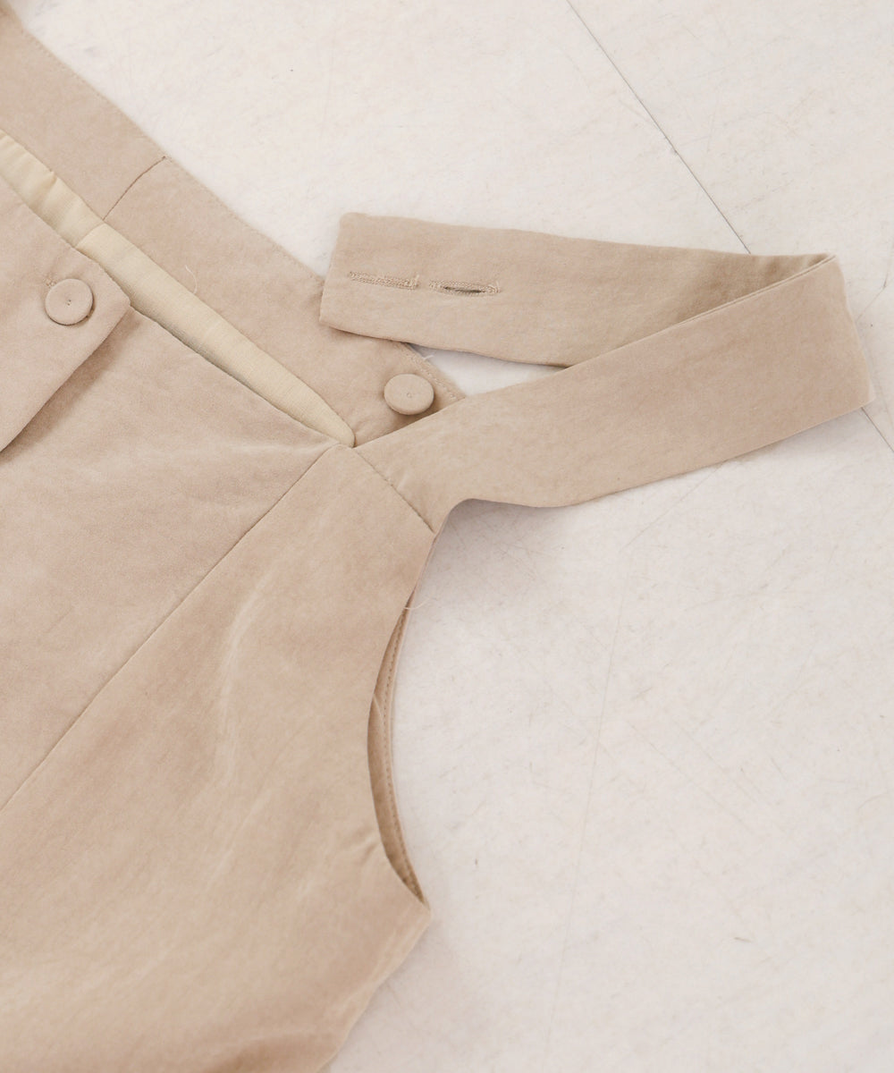 ピーチ起毛ベスト