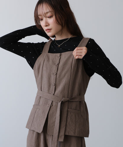 ピーチ起毛ベスト