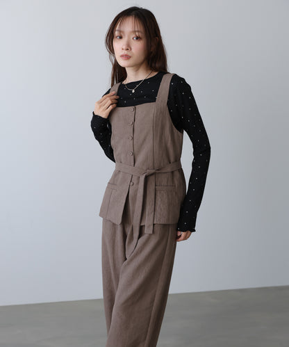 ピーチ起毛ベスト