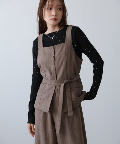 ピーチ起毛ベスト