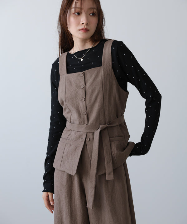 ピーチ起毛ベスト